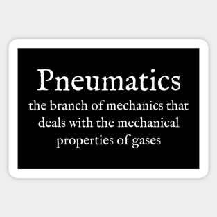 P: Pneumatics: Wear Your Dictionary: 533 Pheumatics: Gas Mechanics: 500 Pure Science: English Language Sticker